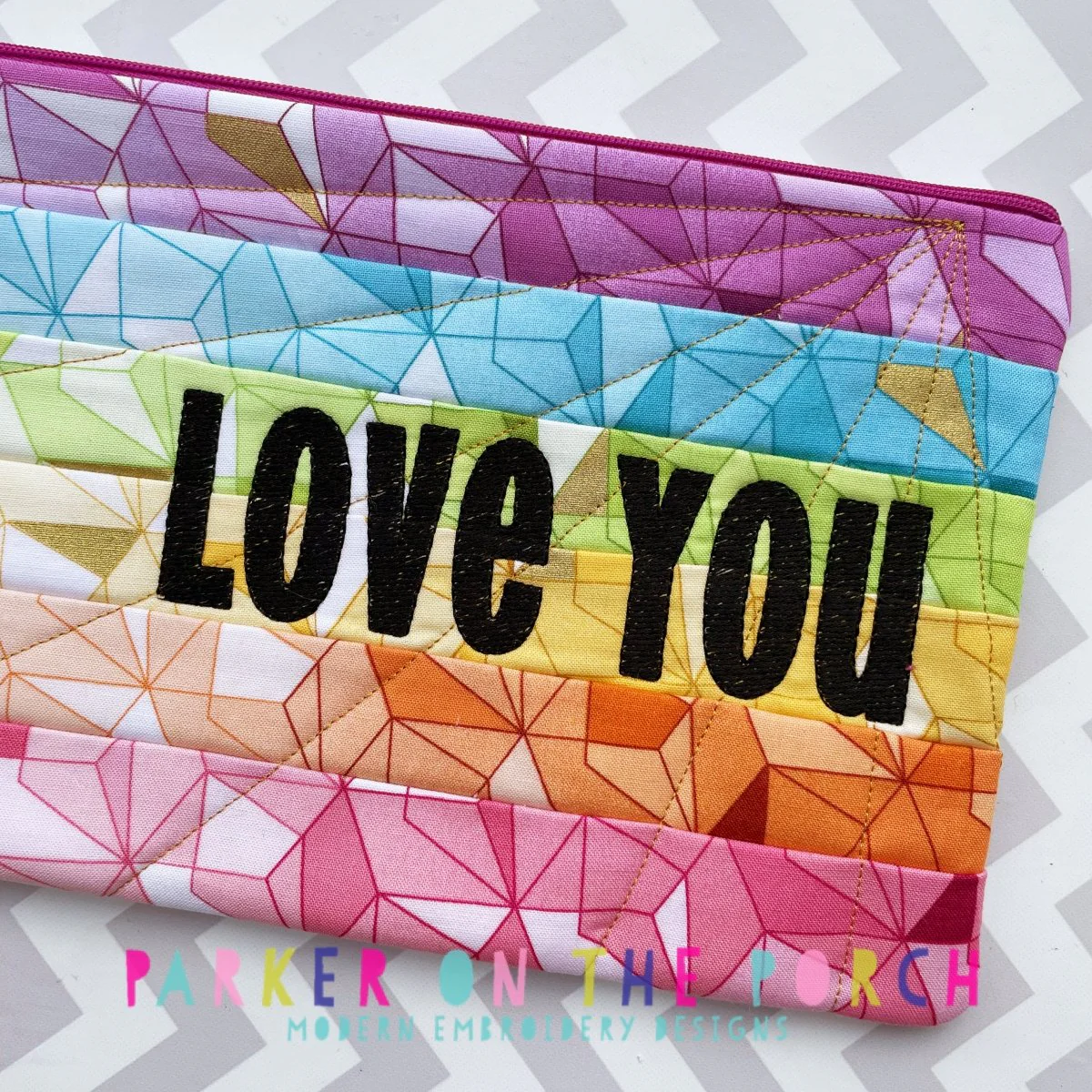 Digital Download - Love you, Mean it Top Zip Zipper Bag Set - Image 5