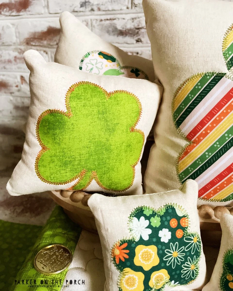 Digital Download- Not So Shabby Shamrock Pillow Set - Image 3