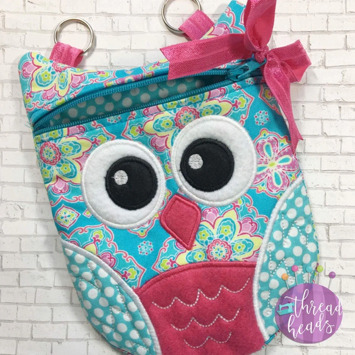 Digital Download - Owl Zipper Bag - Image 3