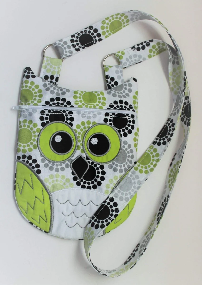 Digital Download - Owl Zipper Bag - Image 4