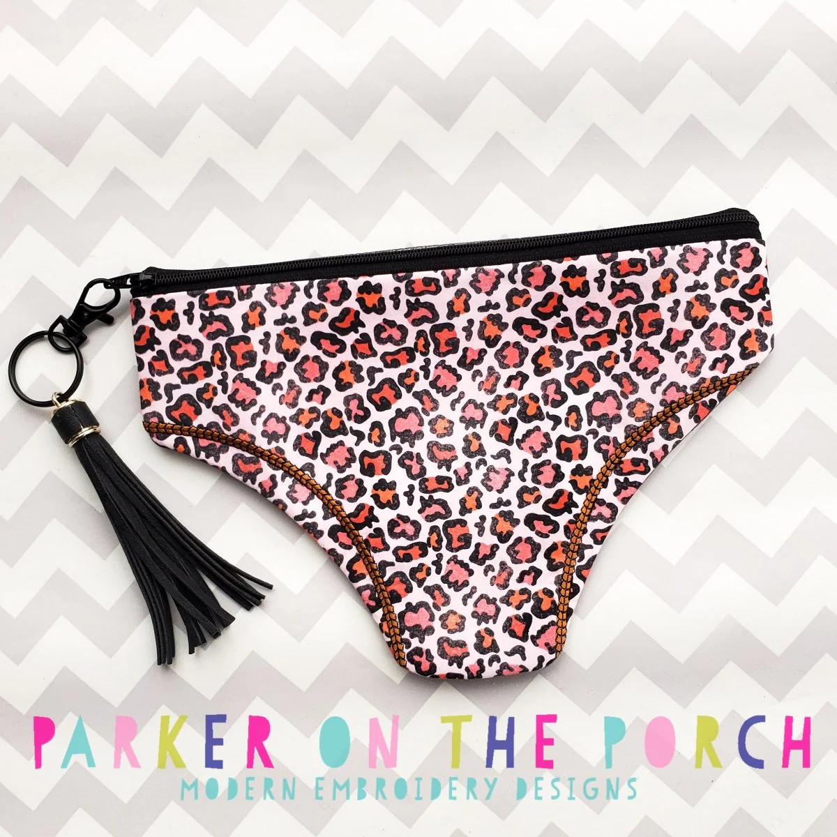 Digital Download- Size 3 -Panty Top Zip Zipper Bag