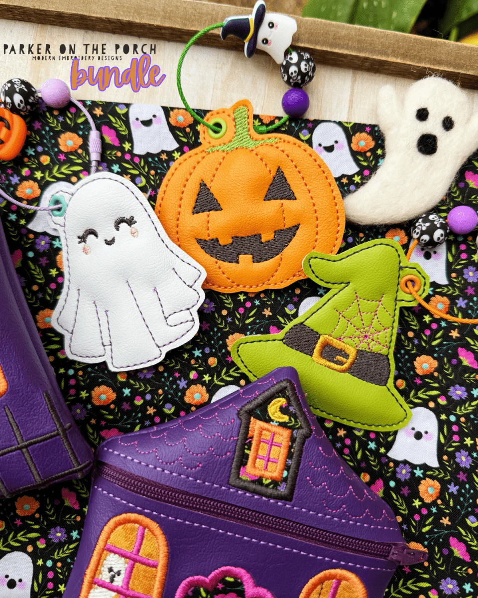 Digital Download- PUFF Bag Tag- Classic Halloween Bundle