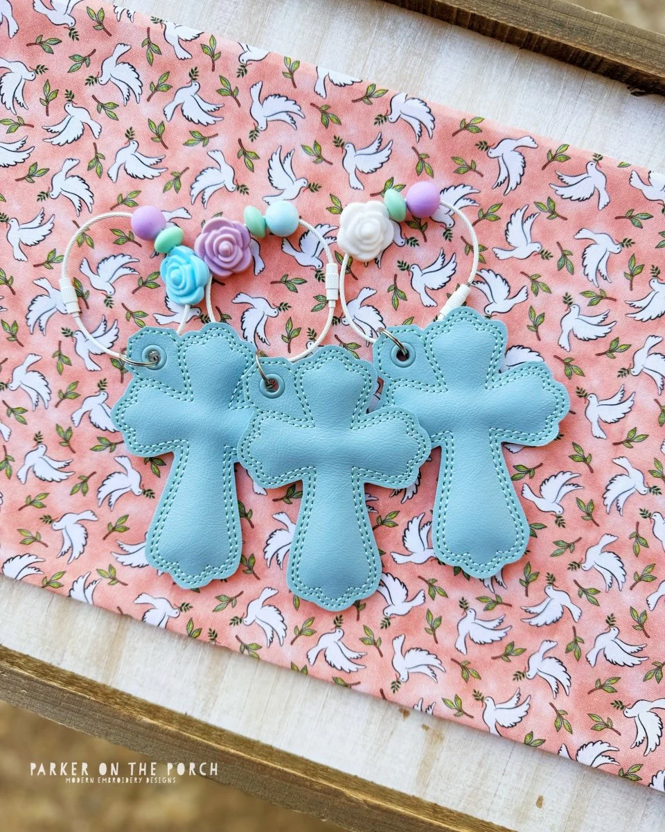 Digital Download- PUFF Bag Tag- Cross