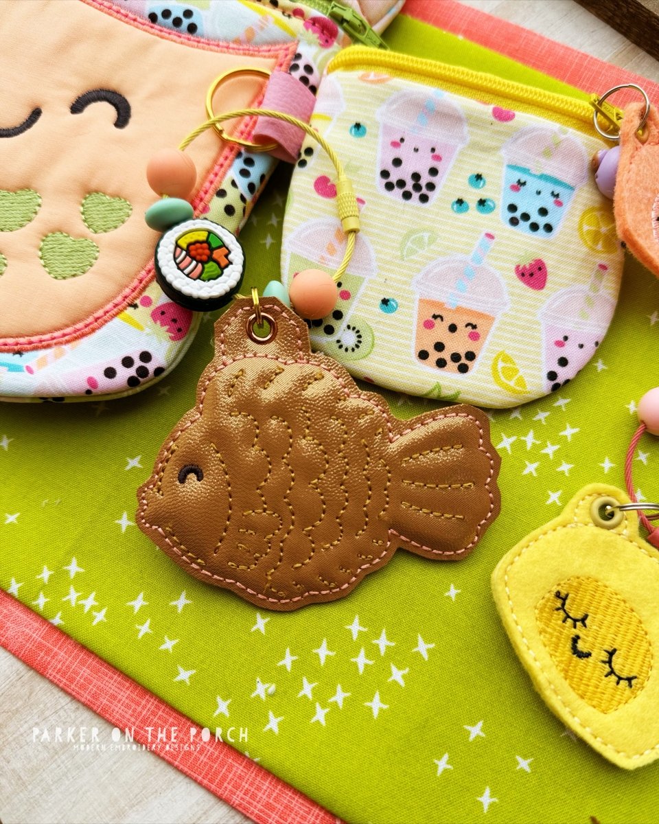 Digital Download- PUFF Bag Tag- Taiyaki (Japanese Fish Waffle)