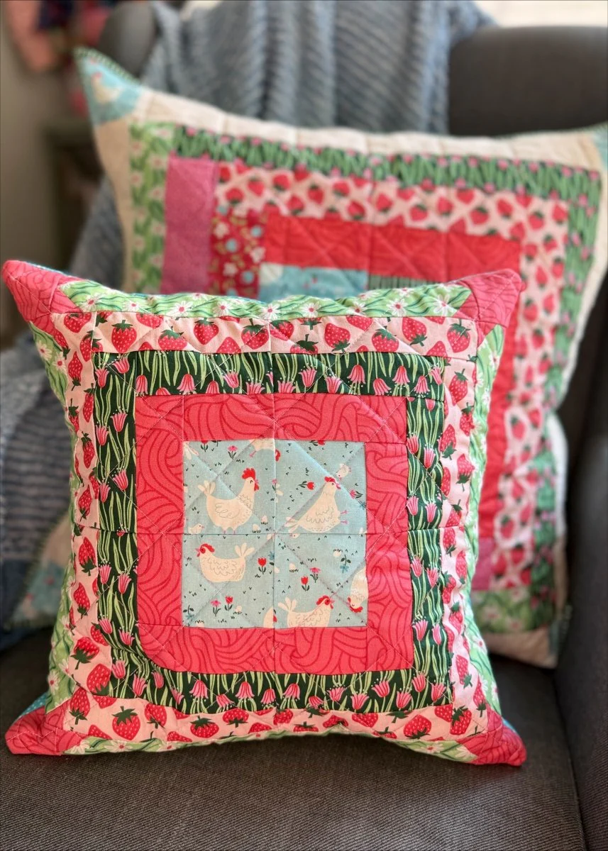 Digital Download - Quarter Log Cabin Quilt Block - Image 4