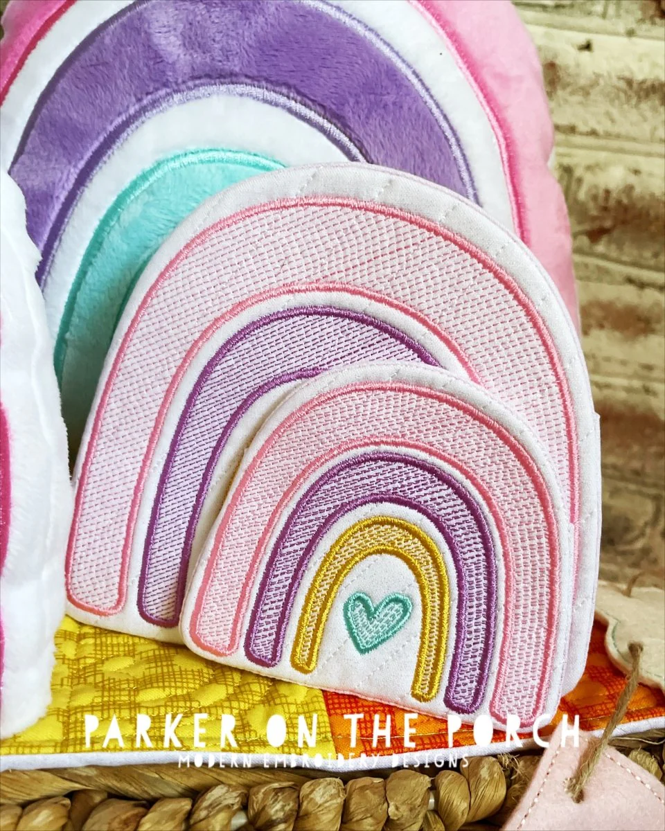 Digital Download - Rainbow Coasters