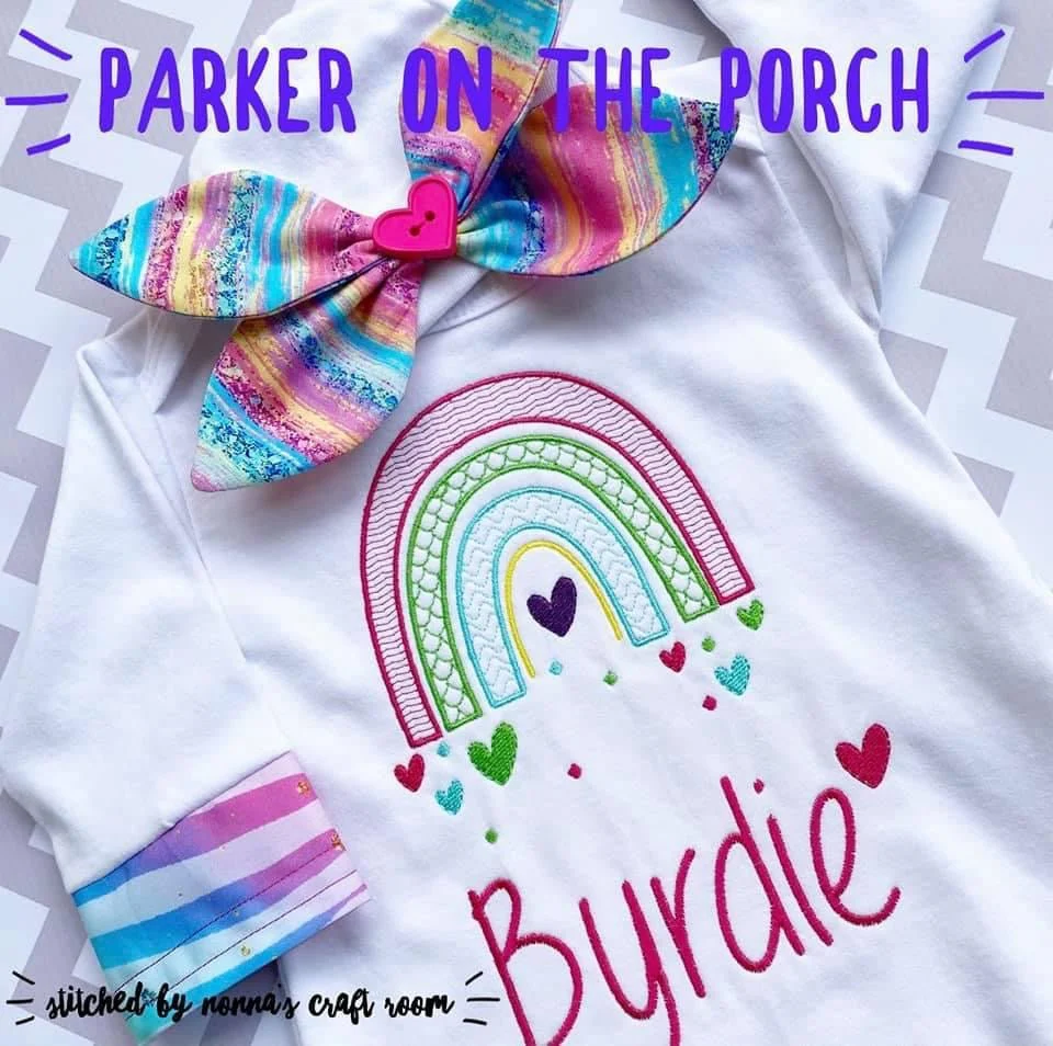 Digital Download- Rainbow Heart - Embroidery Fill - Image 3