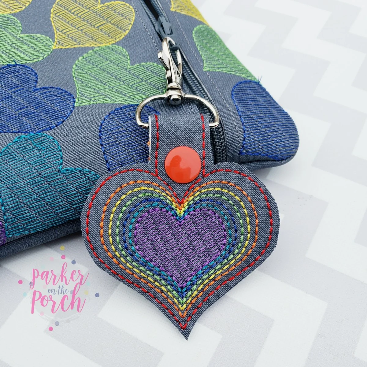 Digital Download- Rainbow Heart Snaptab