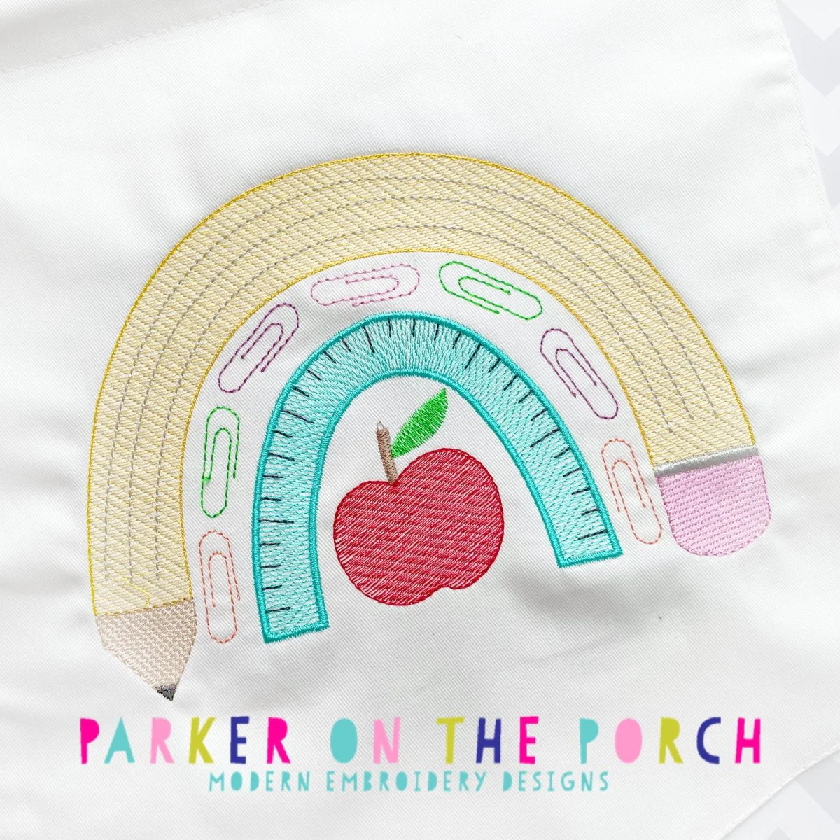 Digital Download- Rainbow Pencil - Embroidery Fill