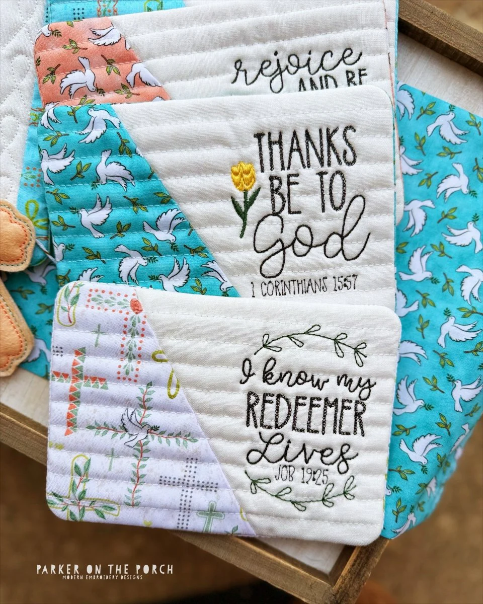 Digital Download - Rejoice - Mug Rug - BUNDLE - Image 3