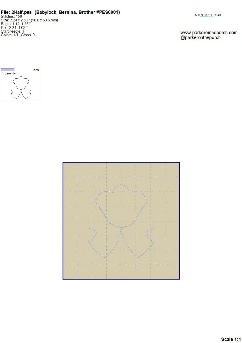 Digital Download- Retro Tulip Quilting E2E - Image 10