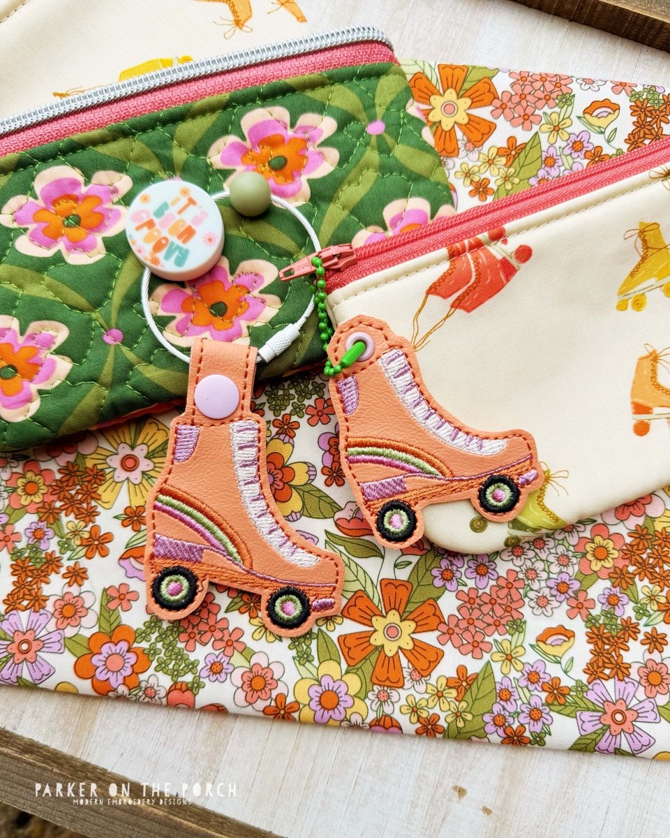 Digital Download - Roller Skate Snaptab & Charm Set