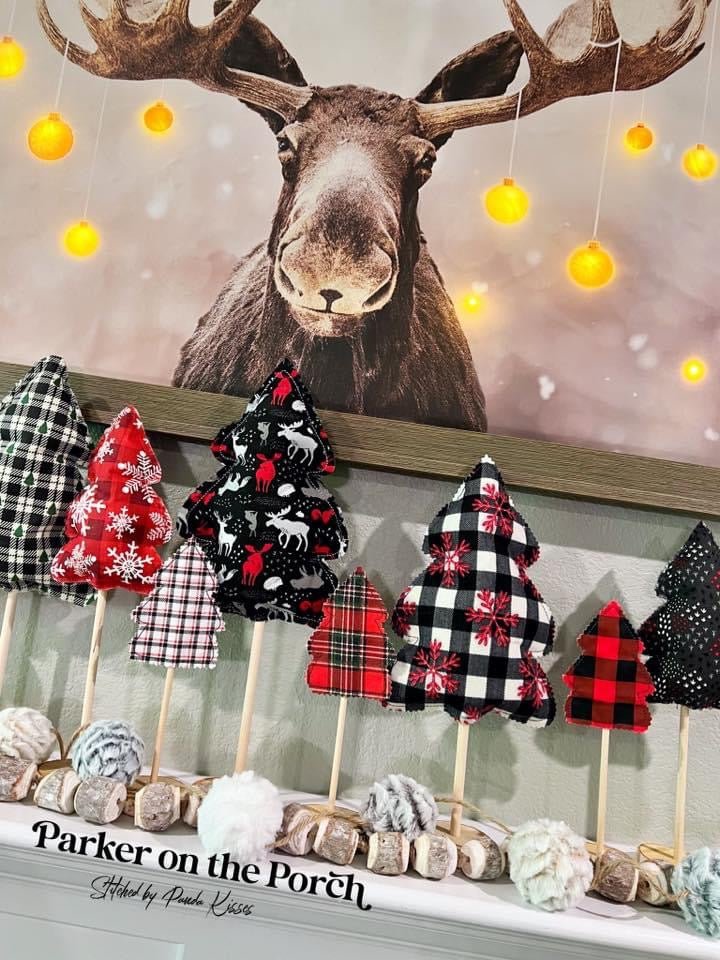 Digital Download- Shabby Christmas Tree Stuffie - Image 4