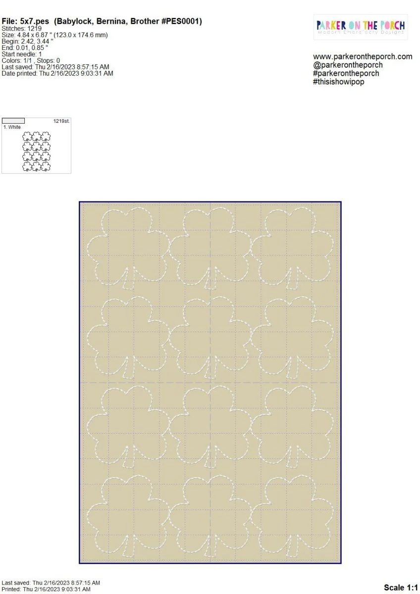 Digital Download- Shamrock Quilting - Image 10