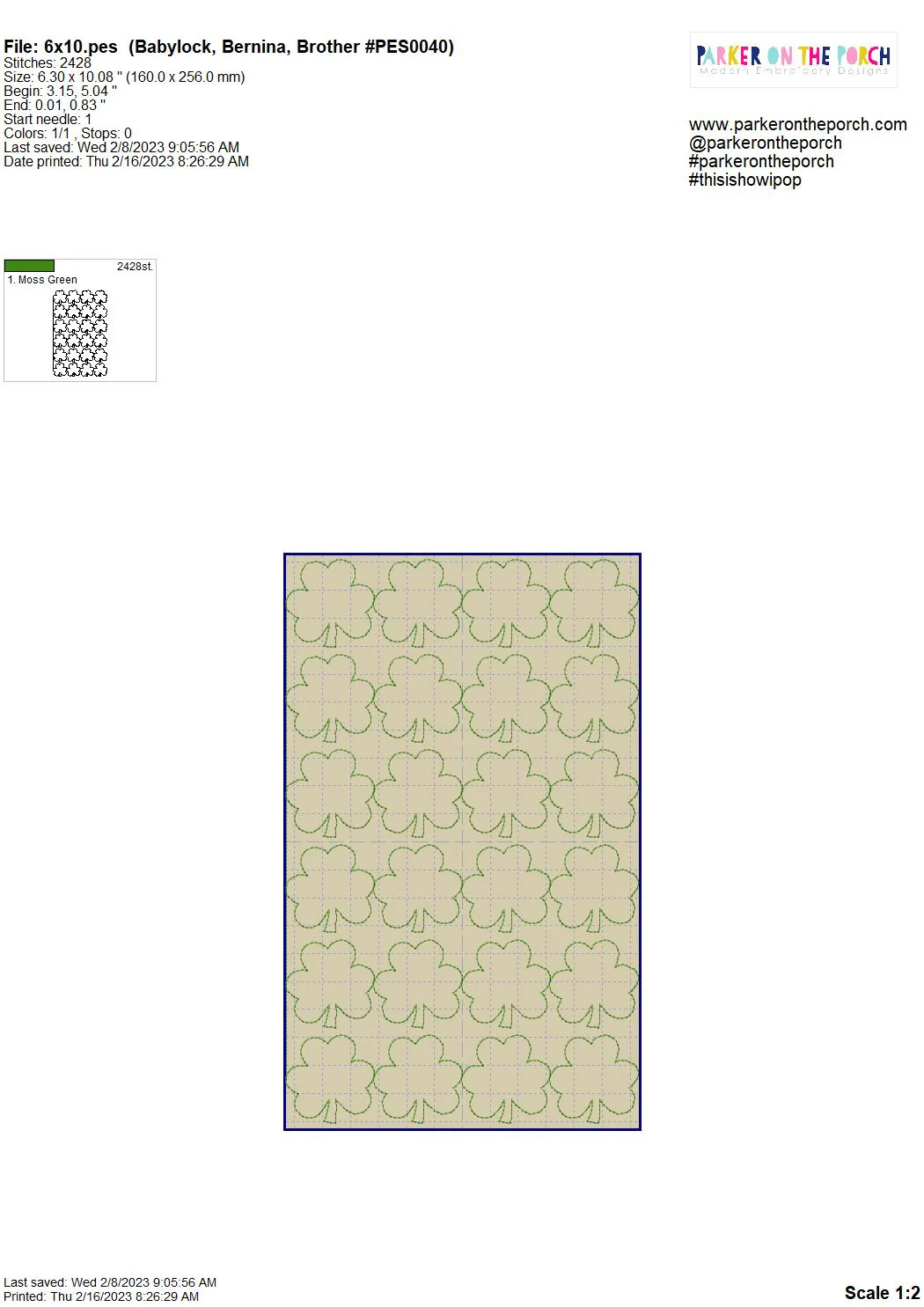Digital Download- Shamrock Quilting - Image 4
