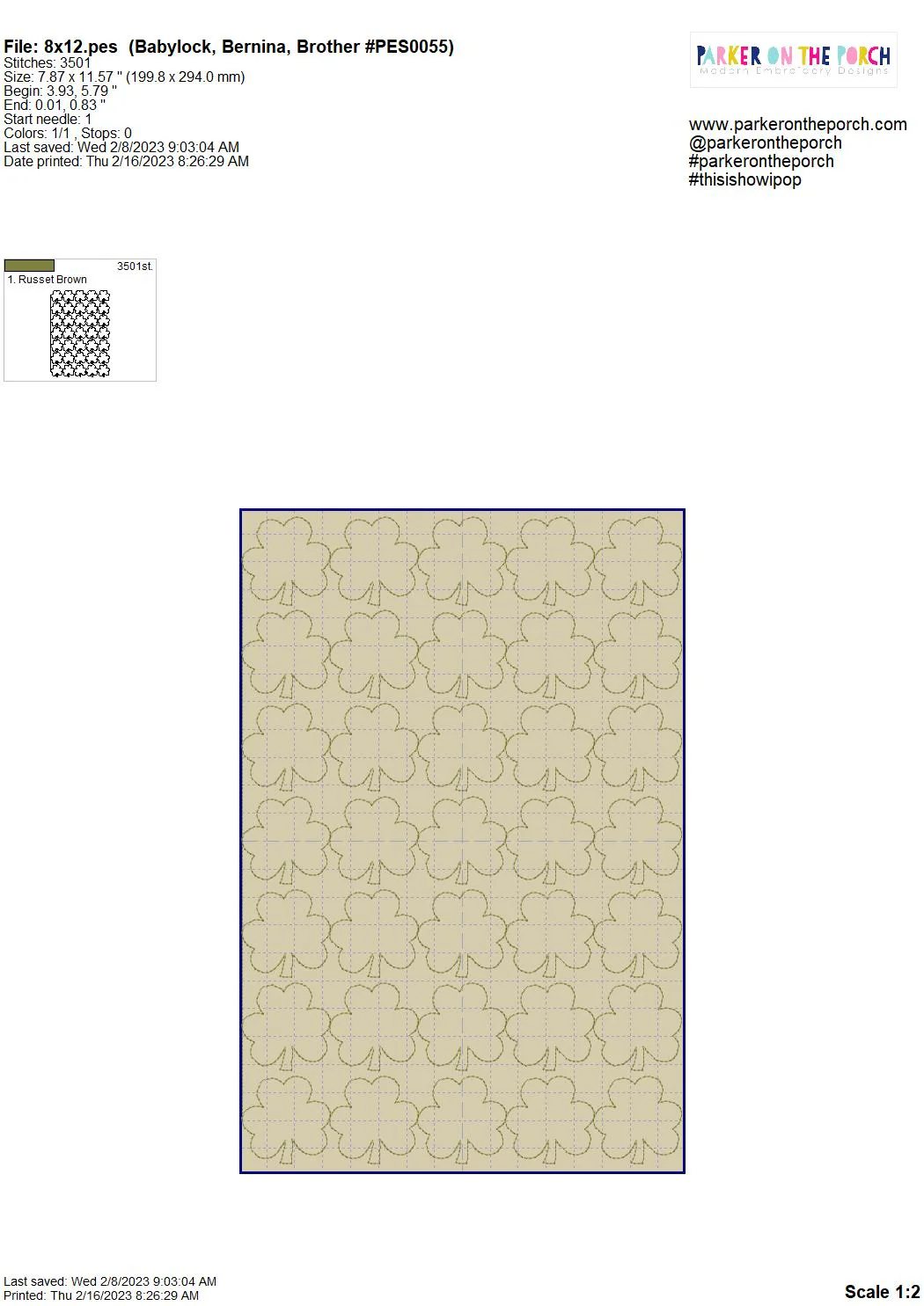 Digital Download- Shamrock Quilting - Image 7