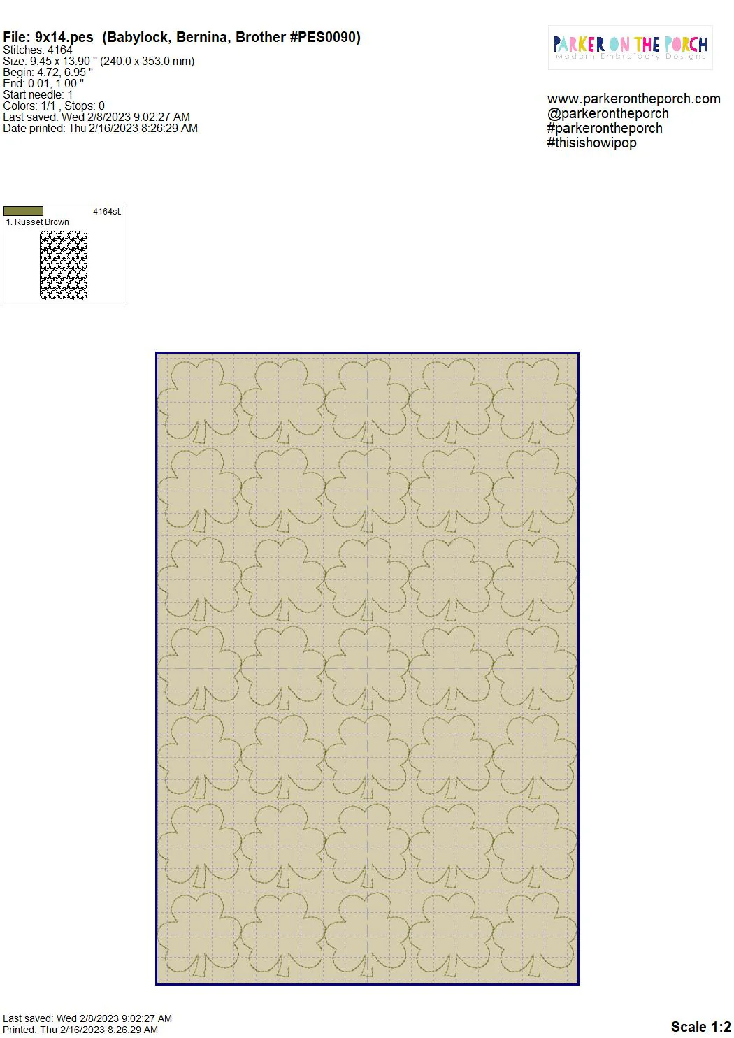 Digital Download- Shamrock Quilting - Image 8