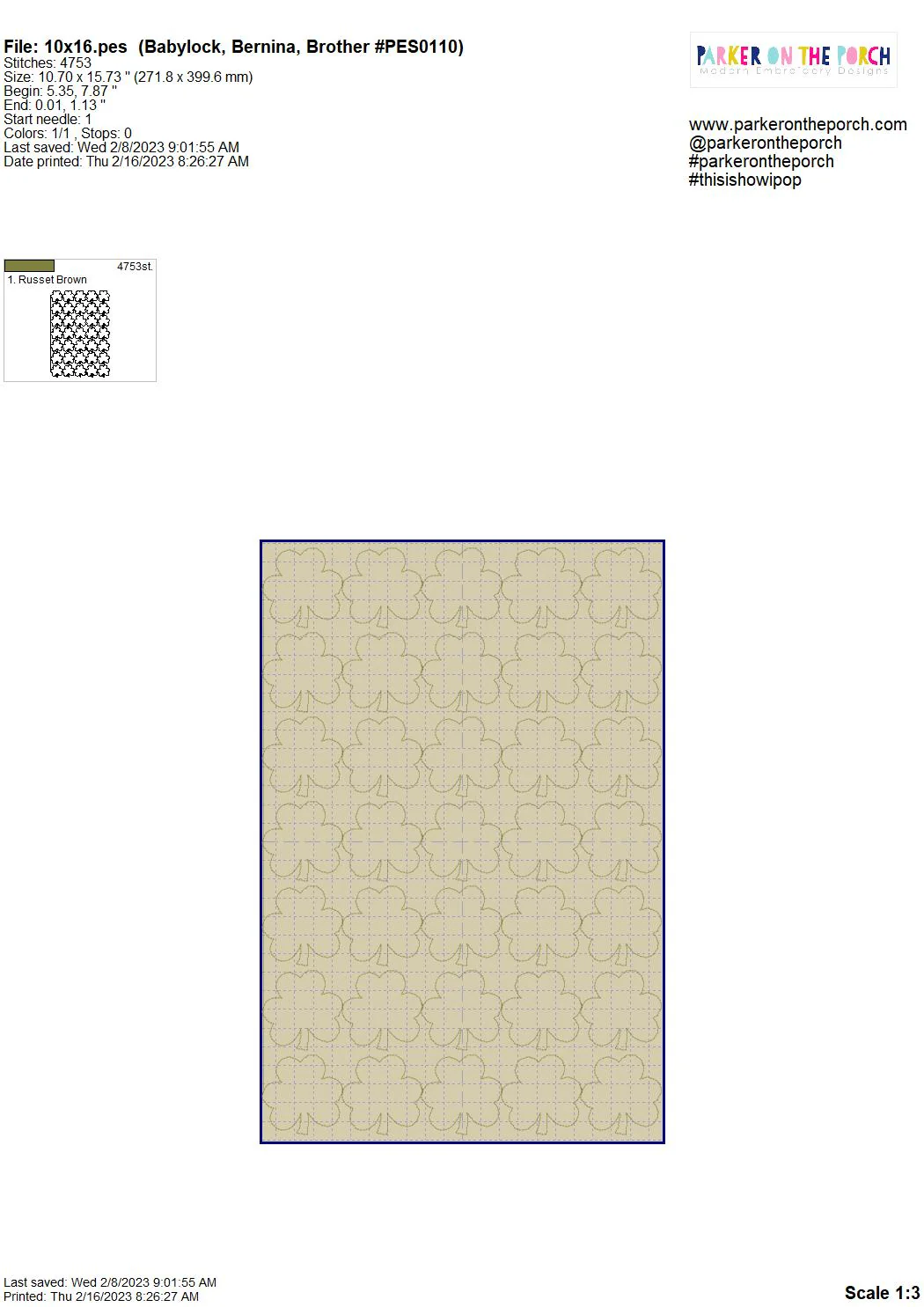 Digital Download- Shamrock Quilting - Image 9