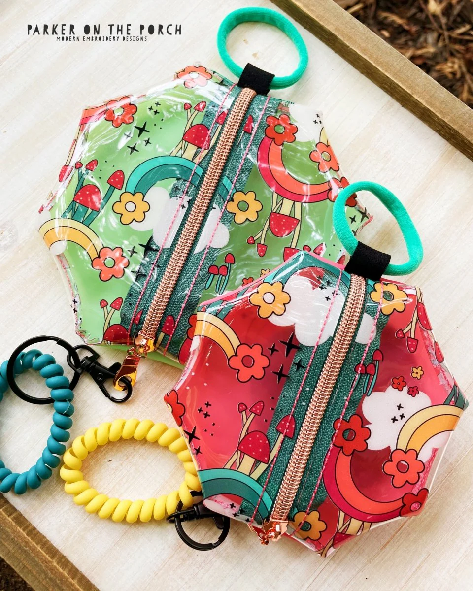 Digital Download - Size 5 - Clean Stitch Octagon Zipper Bag - Image 3