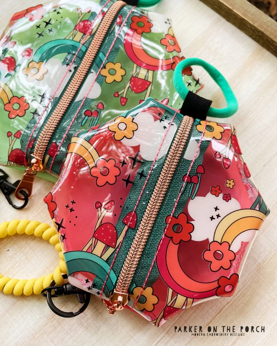 Digital Download - Size 5 - Clean Stitch Octagon Zipper Bag - Image 4