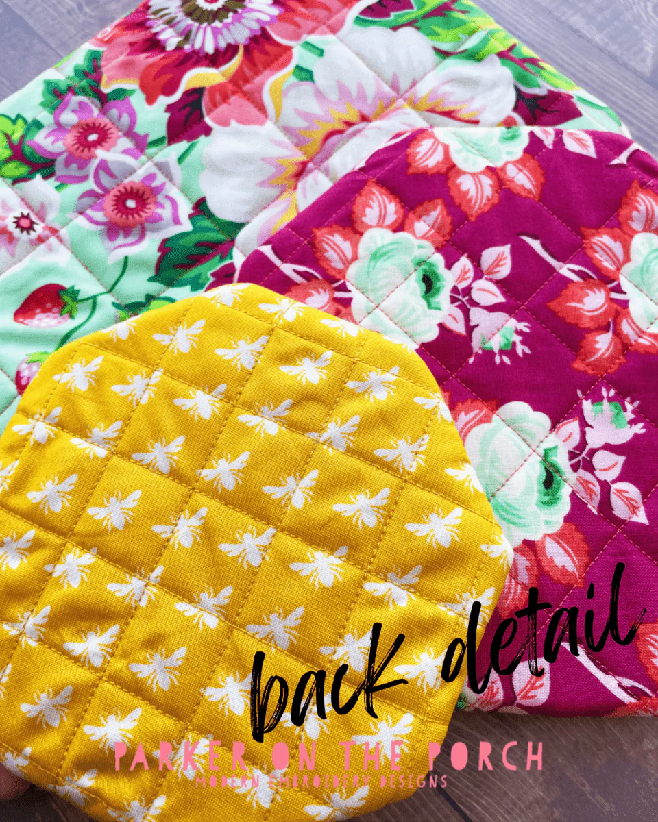 Digital Download - Size 5- Quilted Octagon Zipper Bag - Image 4