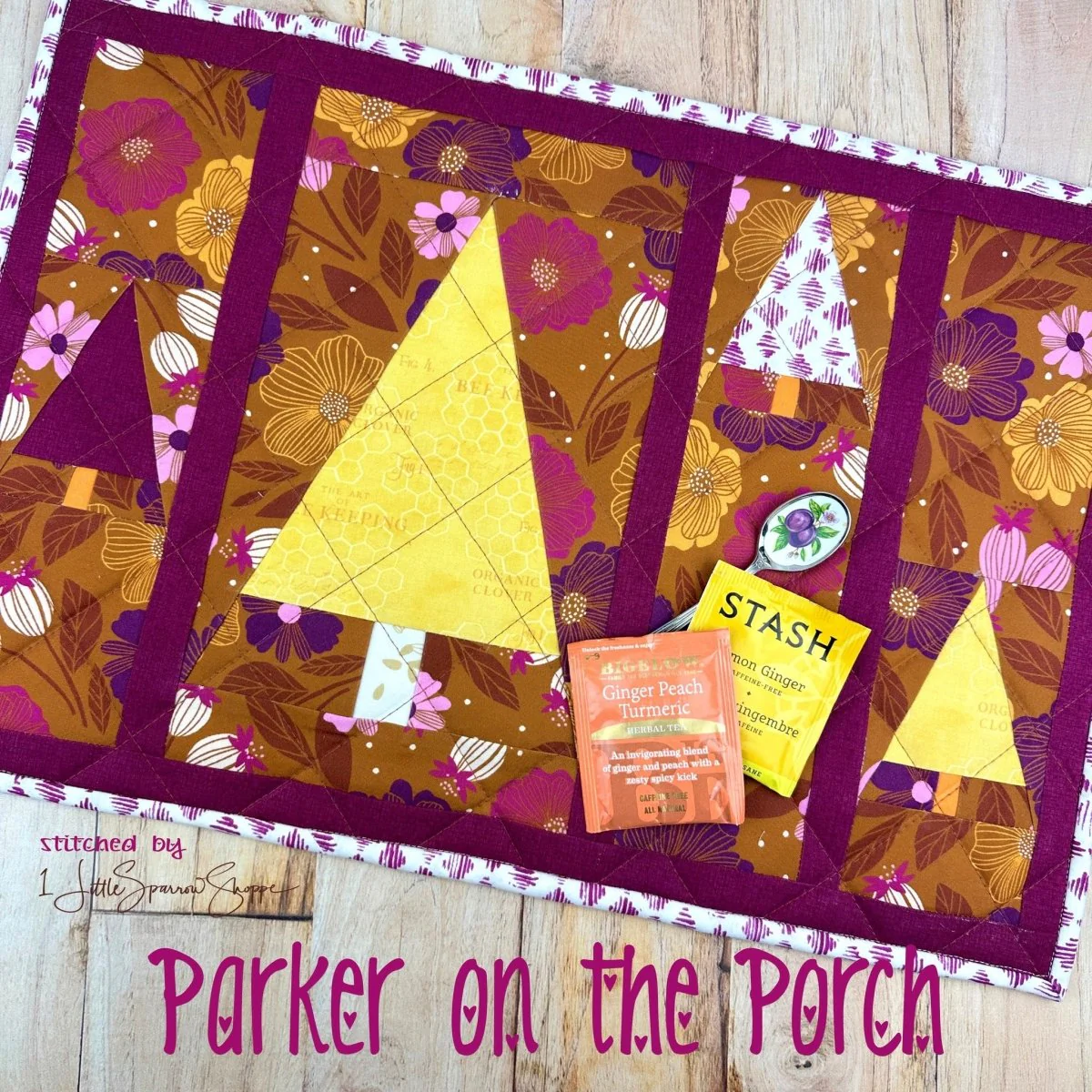 Digital Download - Slim Tree Quilt Block - Image 3