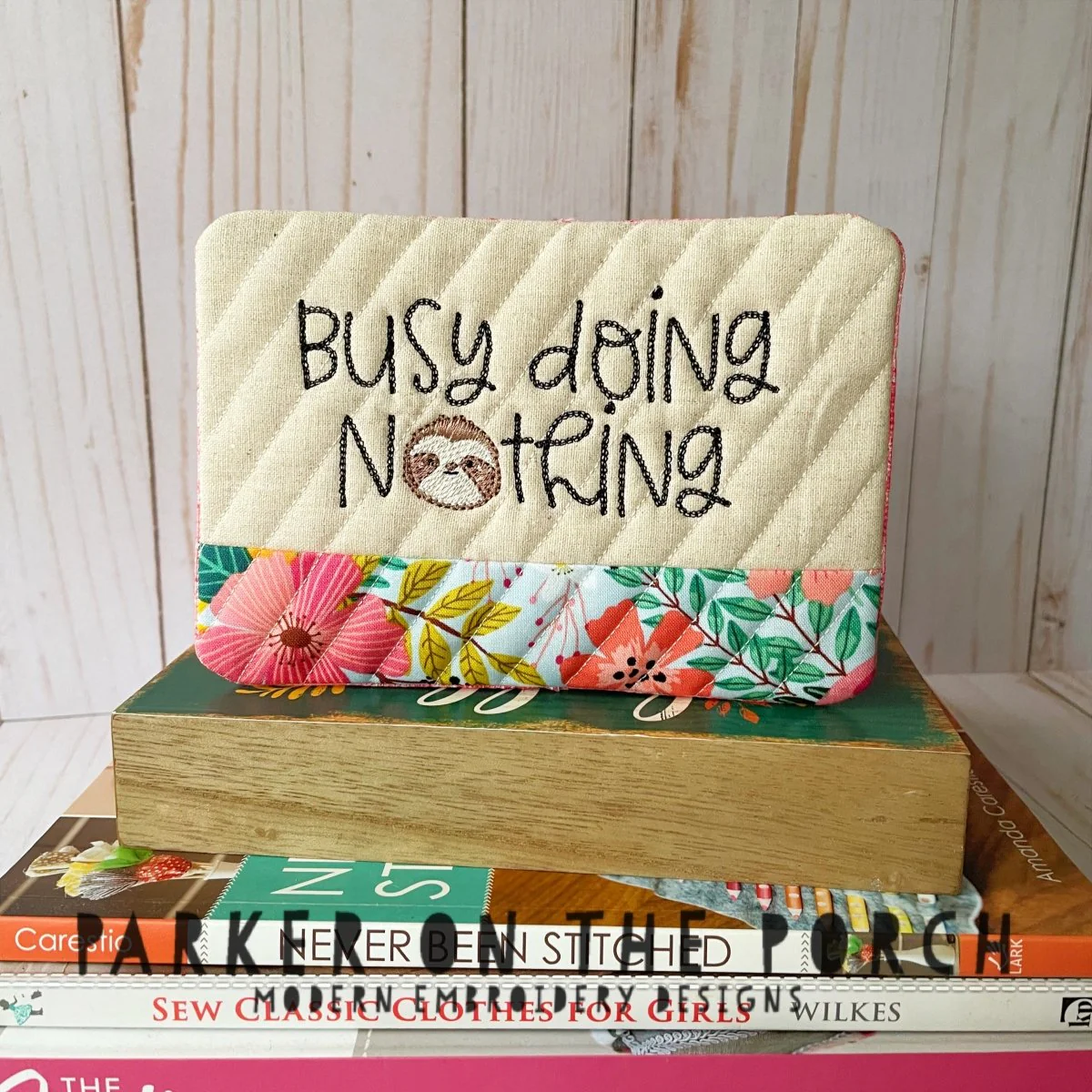 Digital Download - Sloth Mode Collection - Busy Doing Nothing - Mug Rug