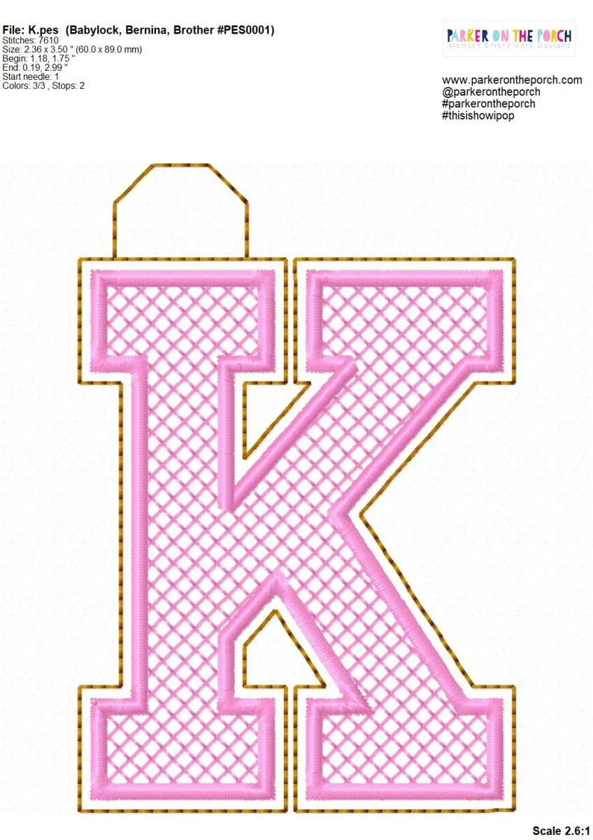 Bag Tag - Bundle - Squad Alpha Monogram XL - Digital Download - Image 13