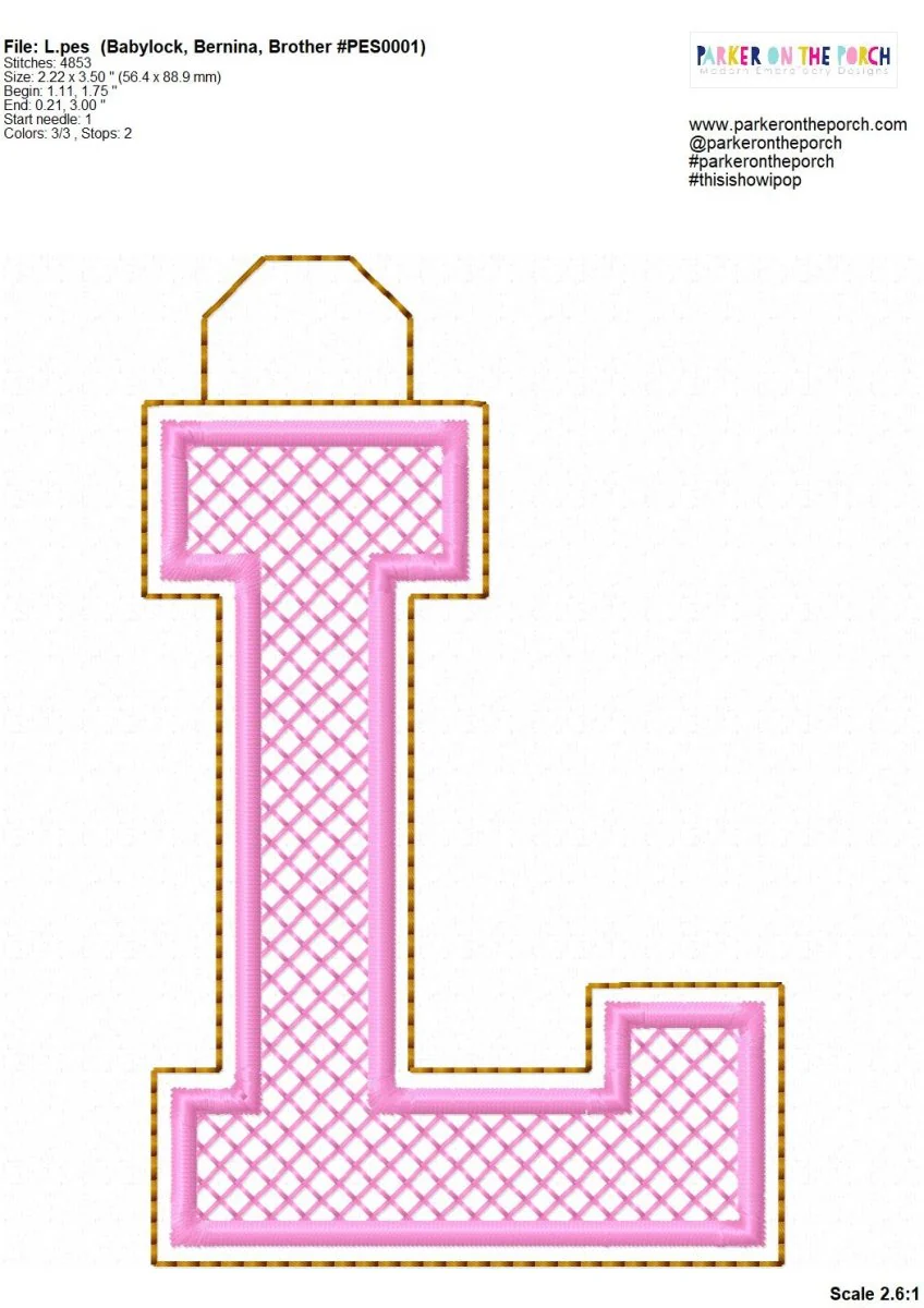 Bag Tag - Bundle - Squad Alpha Monogram XL - Digital Download - Image 14