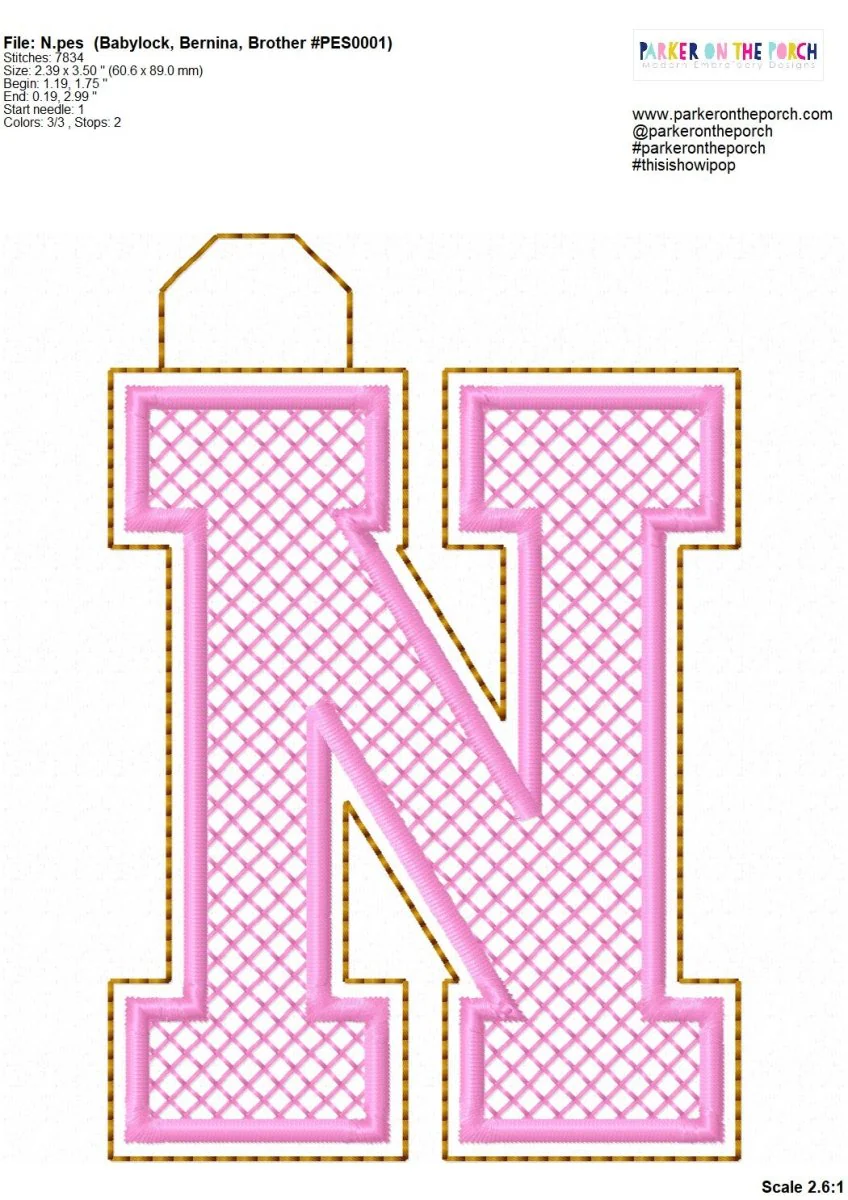 Bag Tag - Bundle - Squad Alpha Monogram XL - Digital Download - Image 16
