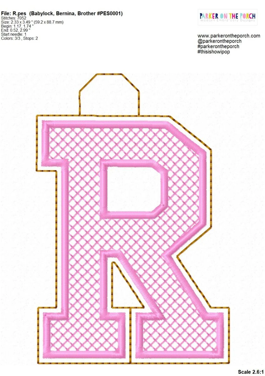 Bag Tag - Bundle - Squad Alpha Monogram XL - Digital Download - Image 20