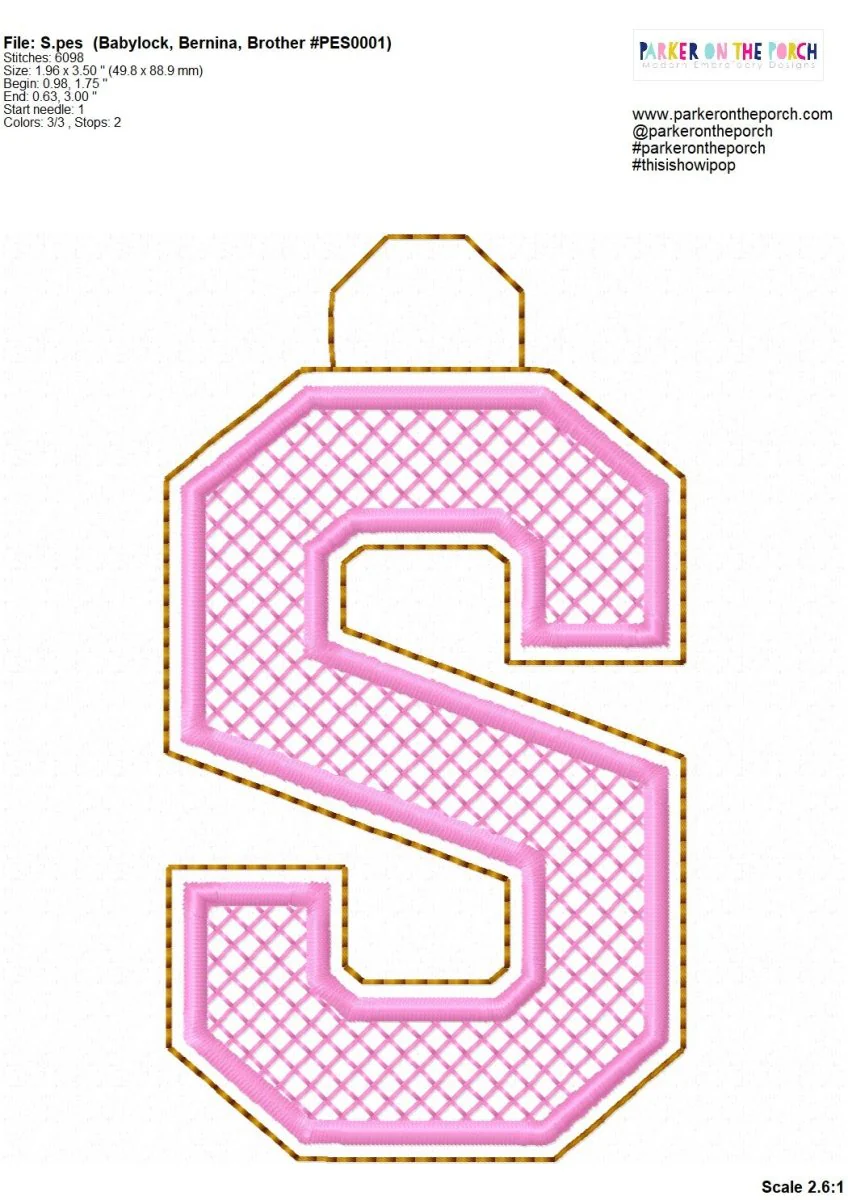 Bag Tag - Bundle - Squad Alpha Monogram XL - Digital Download - Image 21