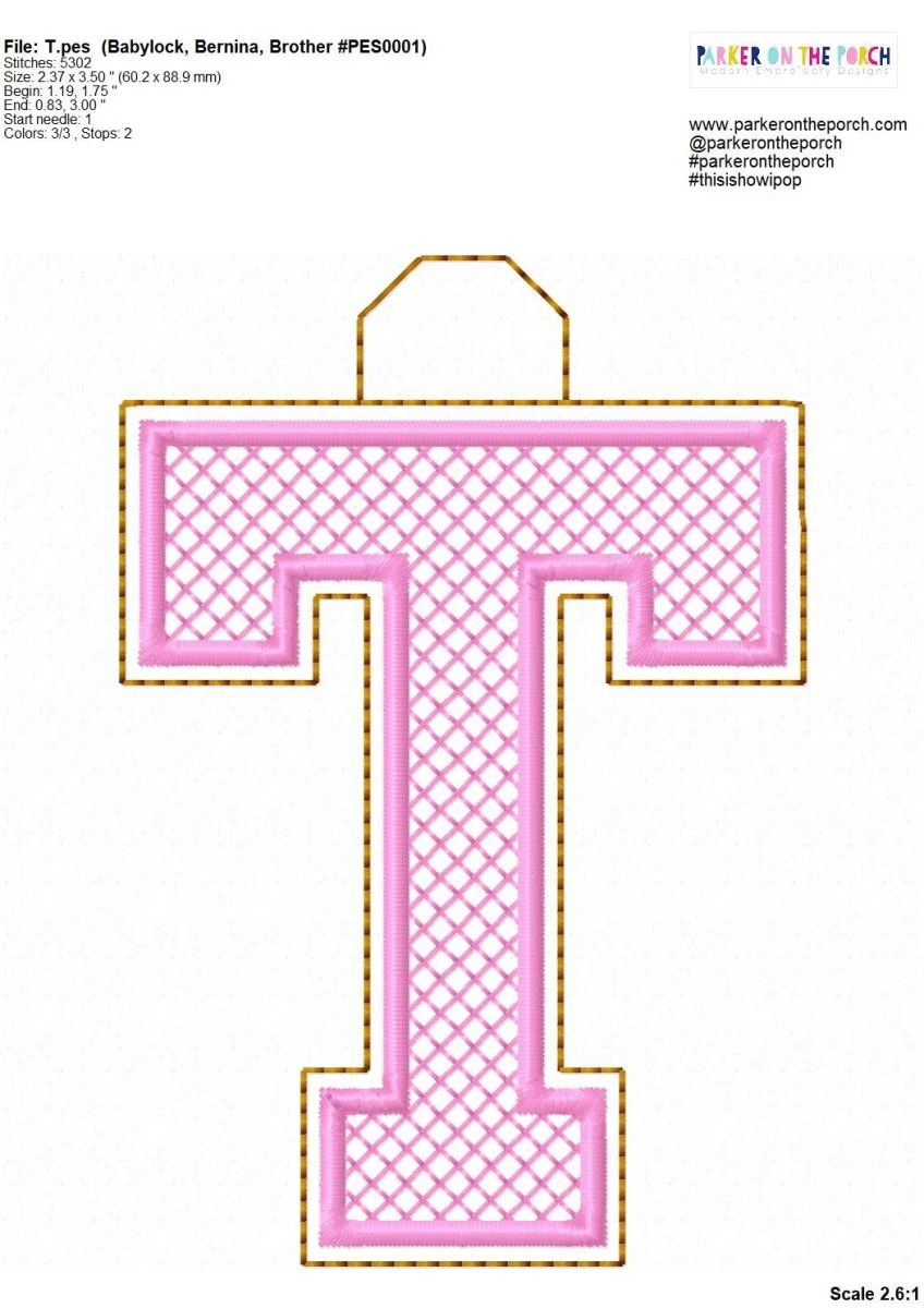 Bag Tag - Bundle - Squad Alpha Monogram XL - Digital Download - Image 22