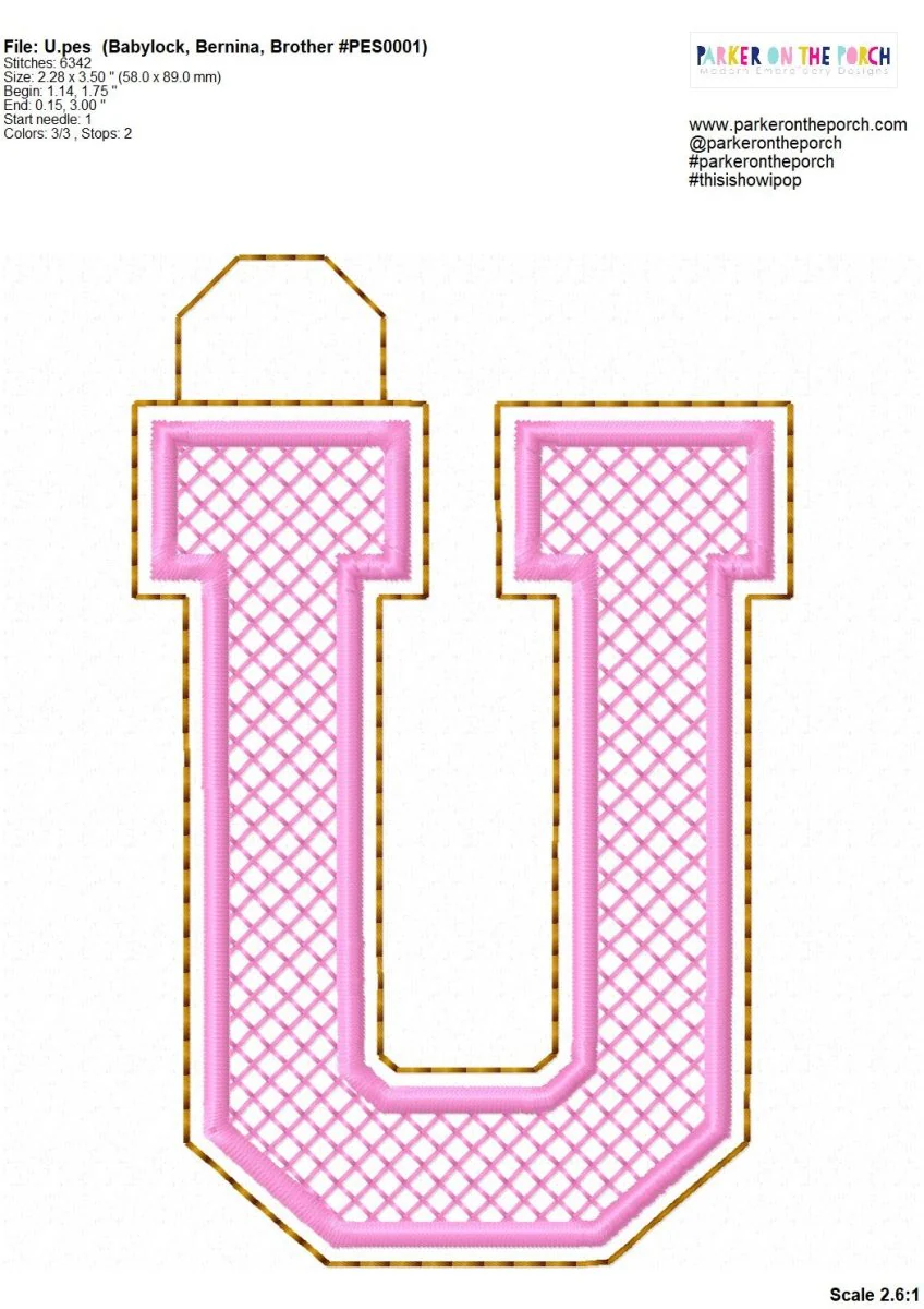Bag Tag - Bundle - Squad Alpha Monogram XL - Digital Download - Image 23