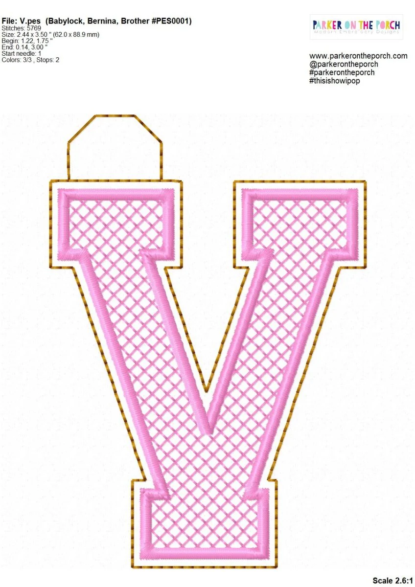 Bag Tag - Bundle - Squad Alpha Monogram XL - Digital Download - Image 24
