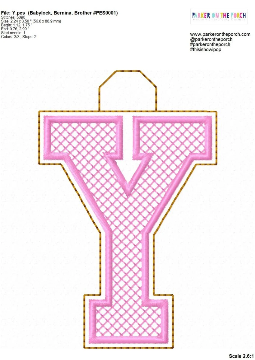 Bag Tag - Bundle - Squad Alpha Monogram XL - Digital Download - Image 27