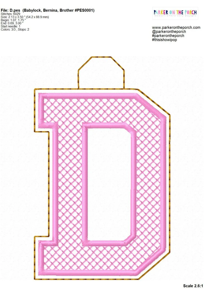 Bag Tag - Bundle - Squad Alpha Monogram XL - Digital Download - Image 6