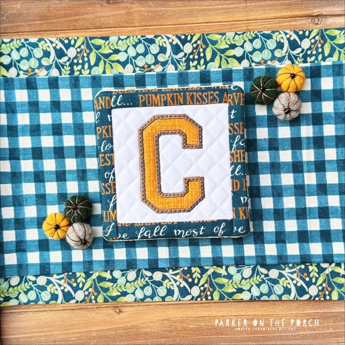 Digital Download - Squad Monogram Coaster - Letter C
