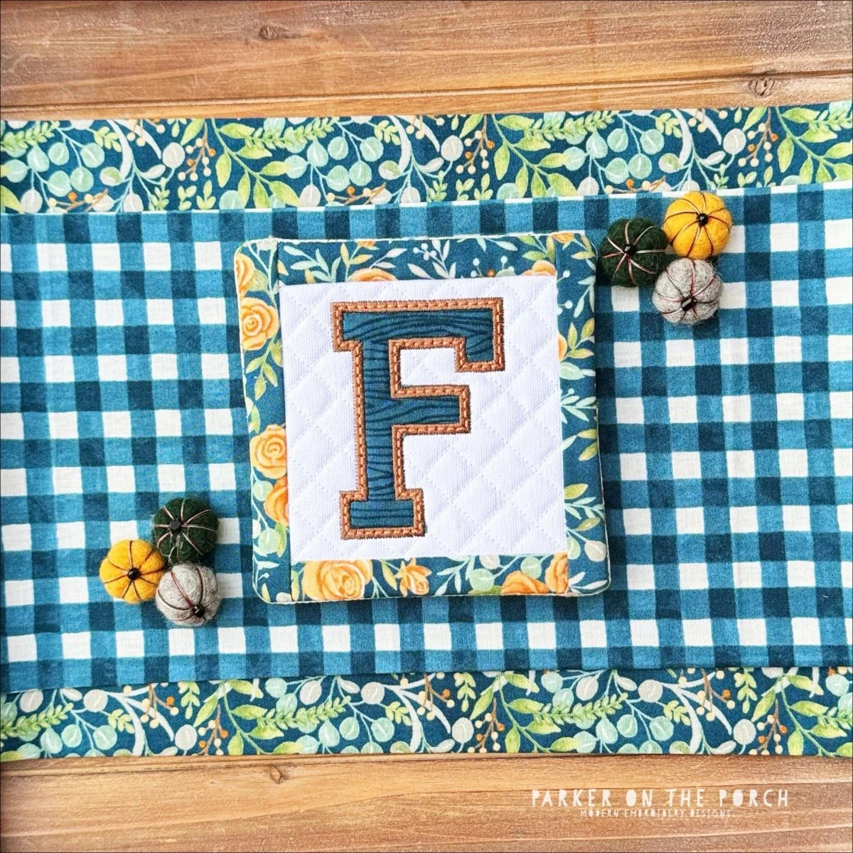 Digital Download - Squad Monogram Coaster - Letter F