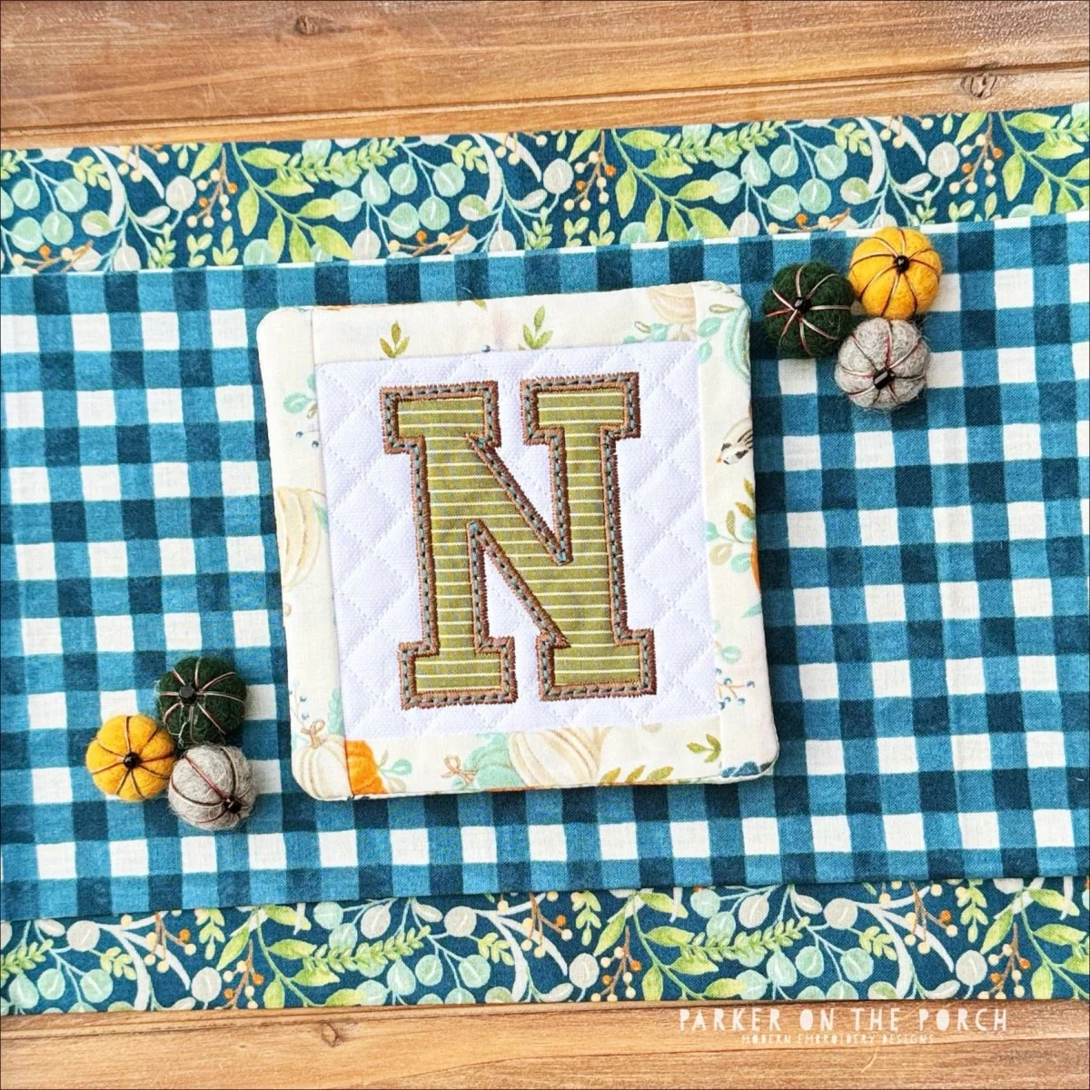 Digital Download - Squad Monogram Coaster - Letter N