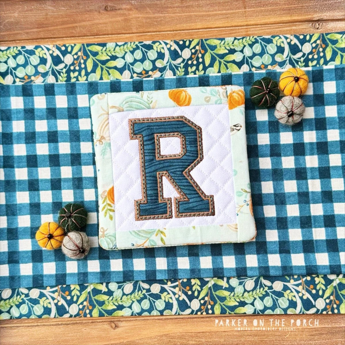 Digital Download - Squad Monogram Coaster - Letter R