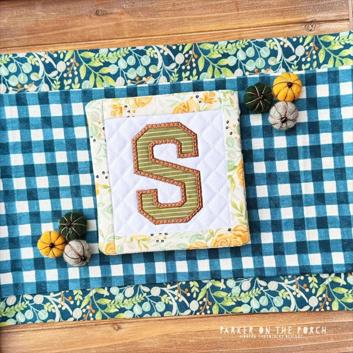 Digital Download - Squad Monogram Coaster - Letter S