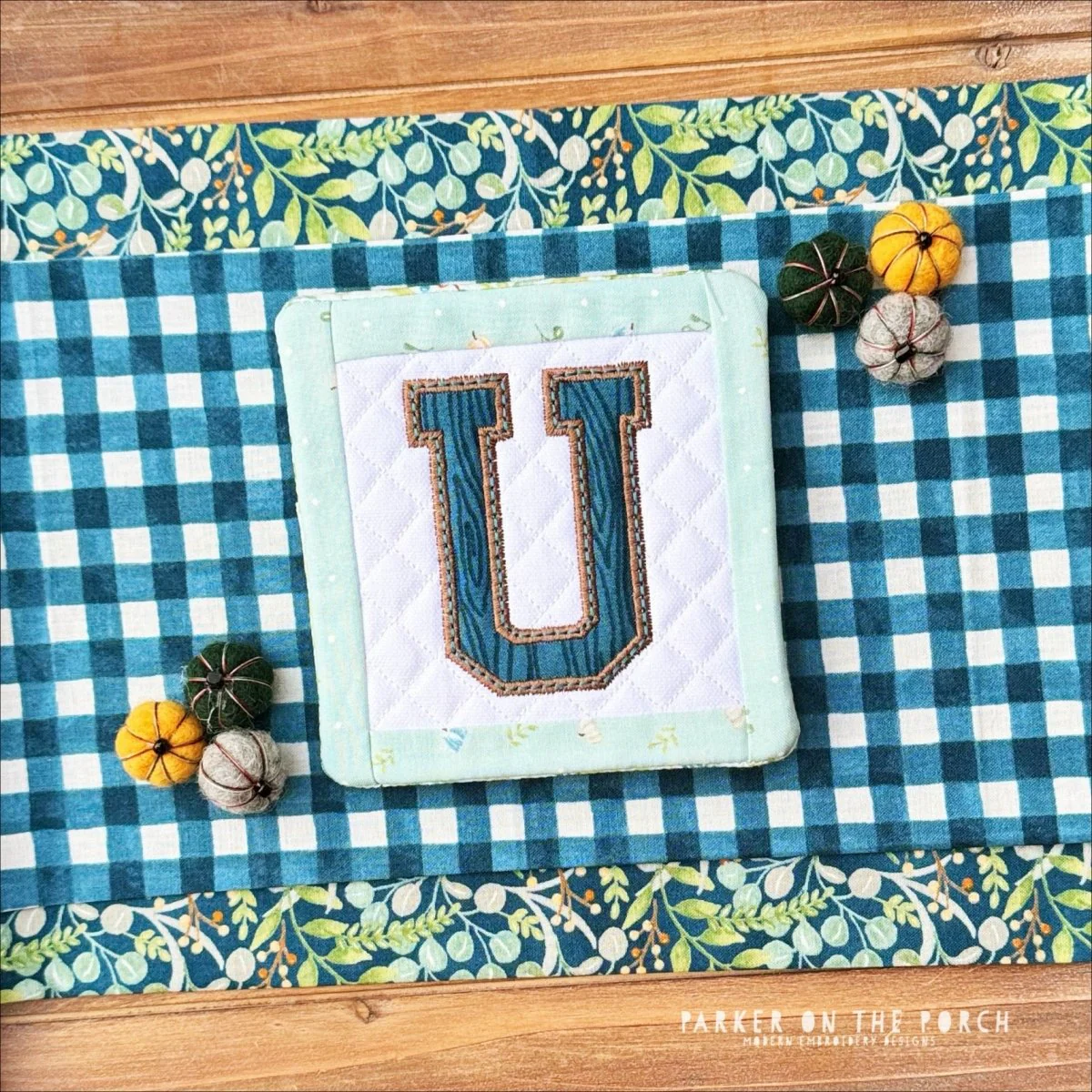 Digital Download - Squad Monogram Coaster - Letter U