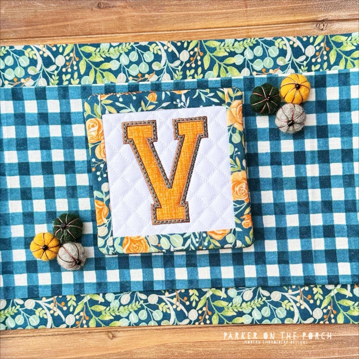 Digital Download - Squad Monogram Coaster - Letter V