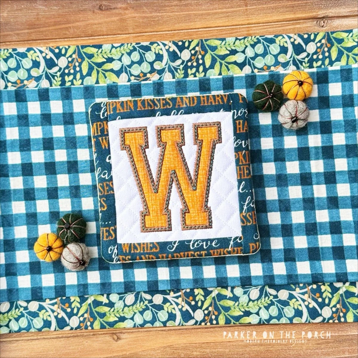 Digital Download - Squad Monogram Coaster - Letter W