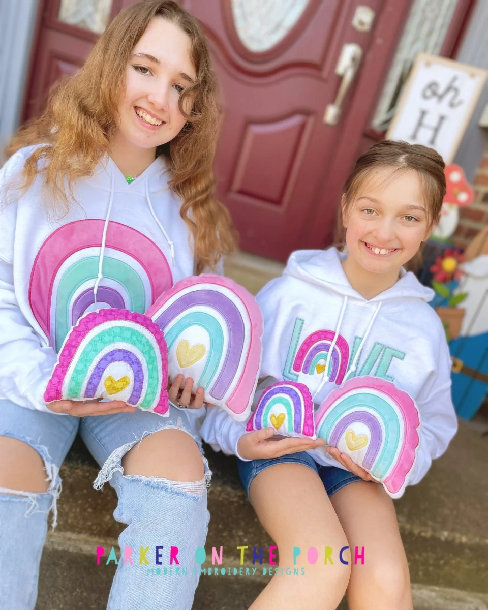 Digital Download- Squishy Rainbow Pillow ( Stuffie ) - Image 3
