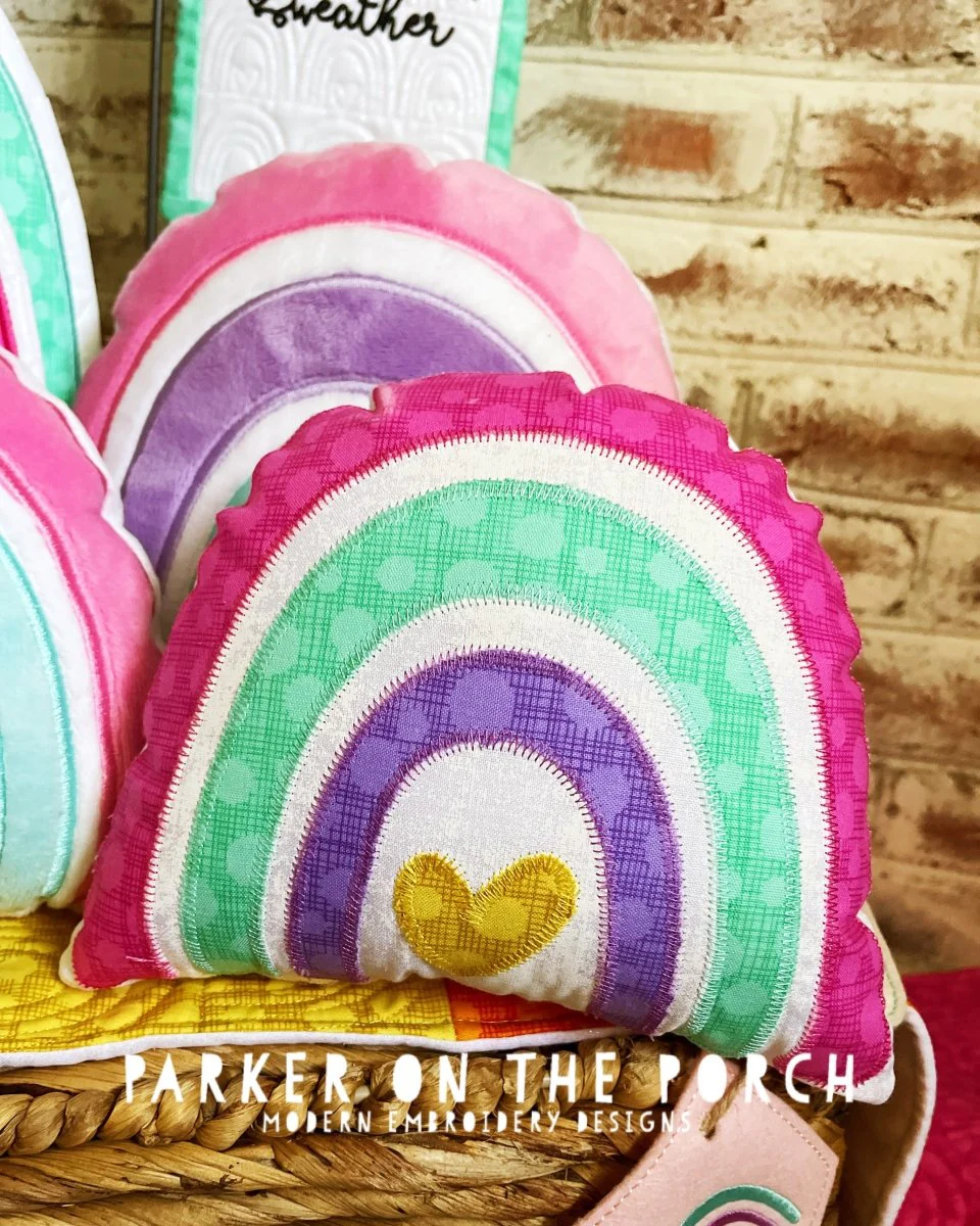 Digital Download- Squishy Rainbow Pillow ( Stuffie ) - Image 5
