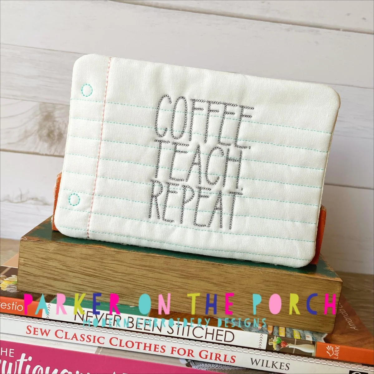 Digital Download - Teacher Life Collection - Mug Rug - Coffee, Teach, Repeat