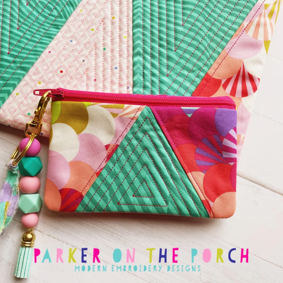 Digital Download - The Delta Wallet Top Zip Zipper Bag