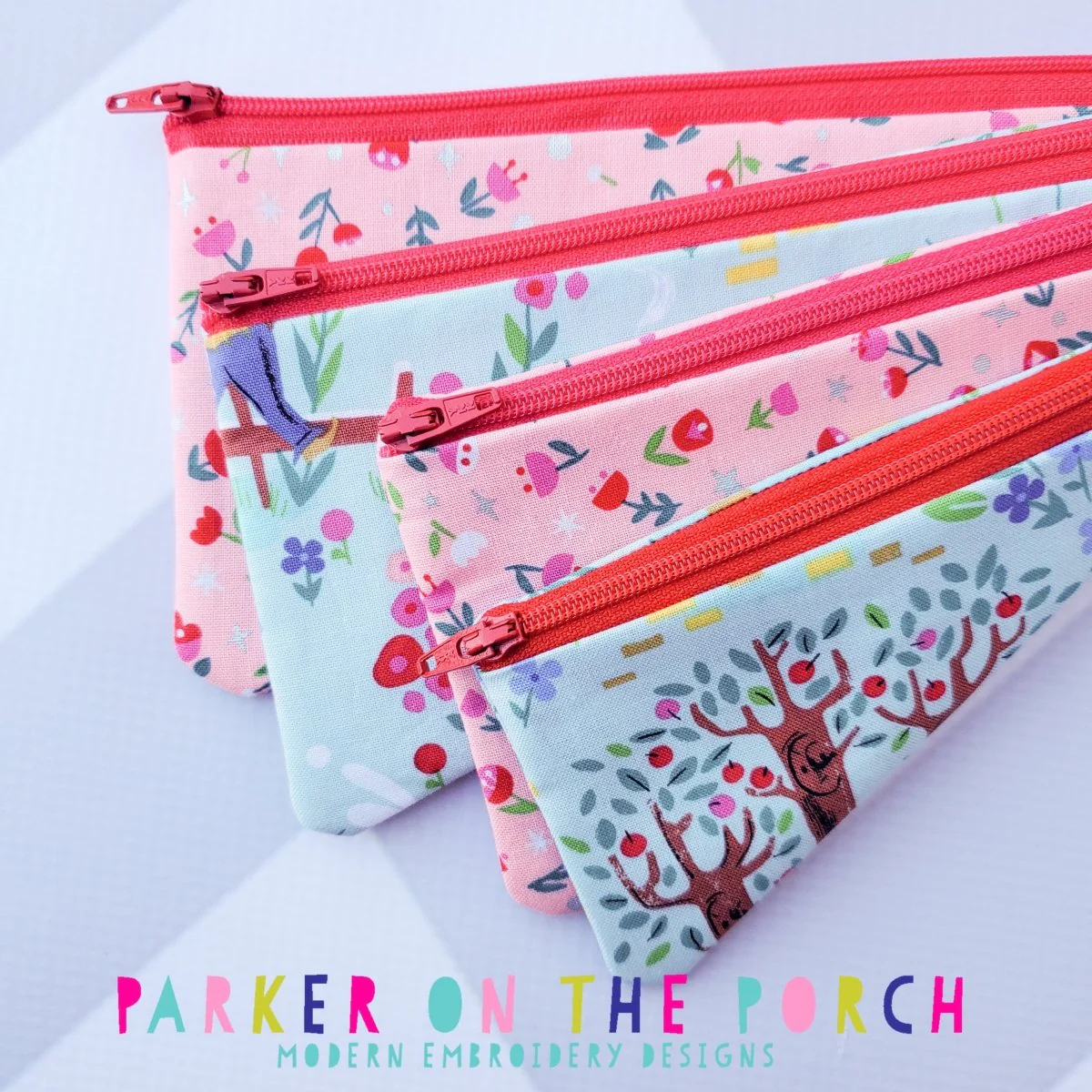 Digital Download- TOP Zip Scissor Keeper Zipper Bag